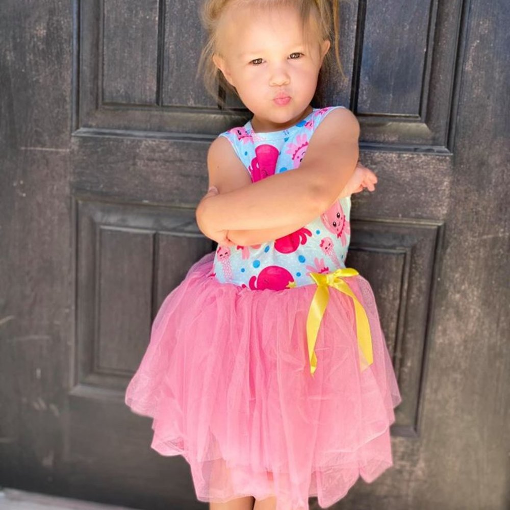 Pete and Lucy Octopus friends tutu dress